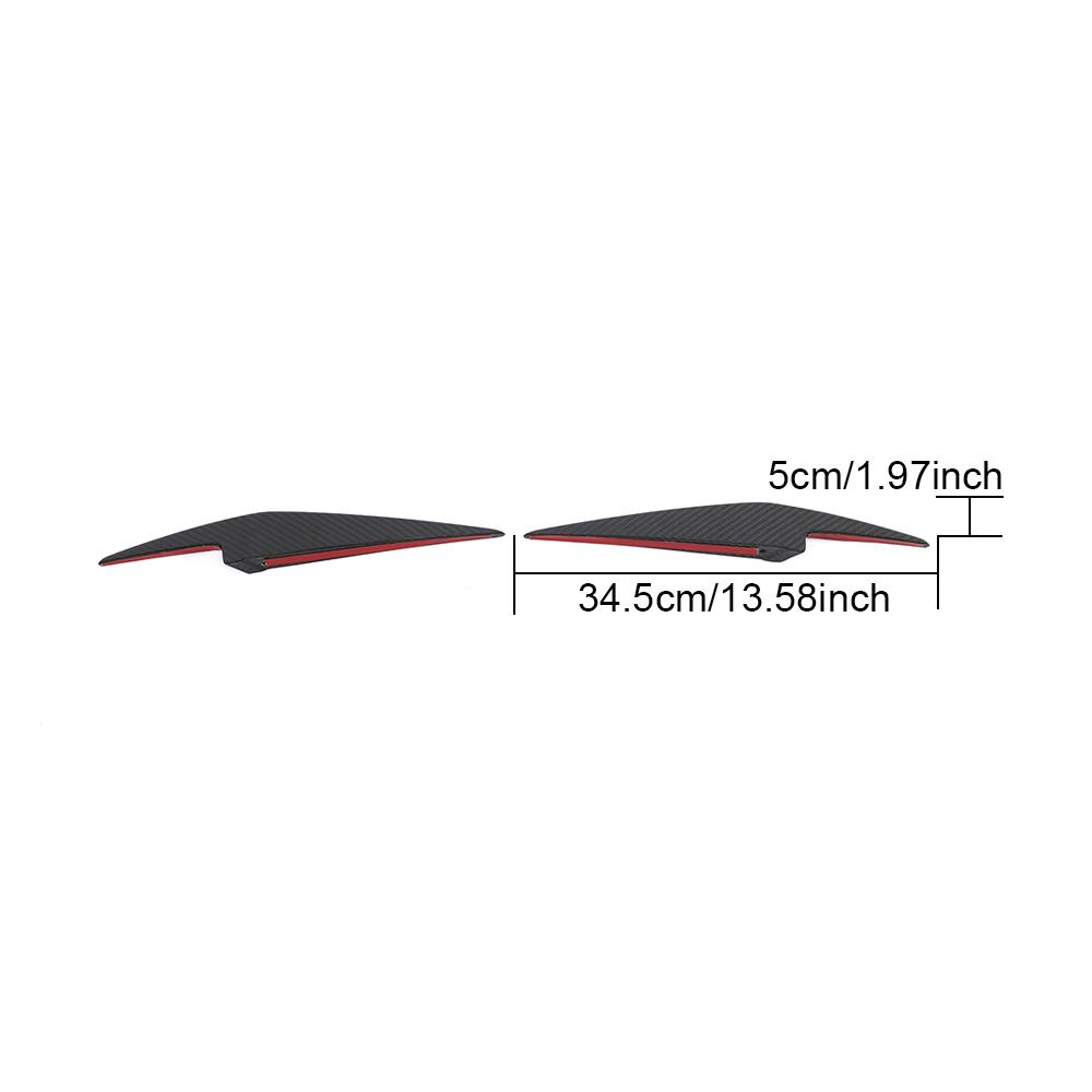 For Ferrari 458 Speciale Carbon Fiber Front Bumper Canards Coupe 2-Door 2014-2015