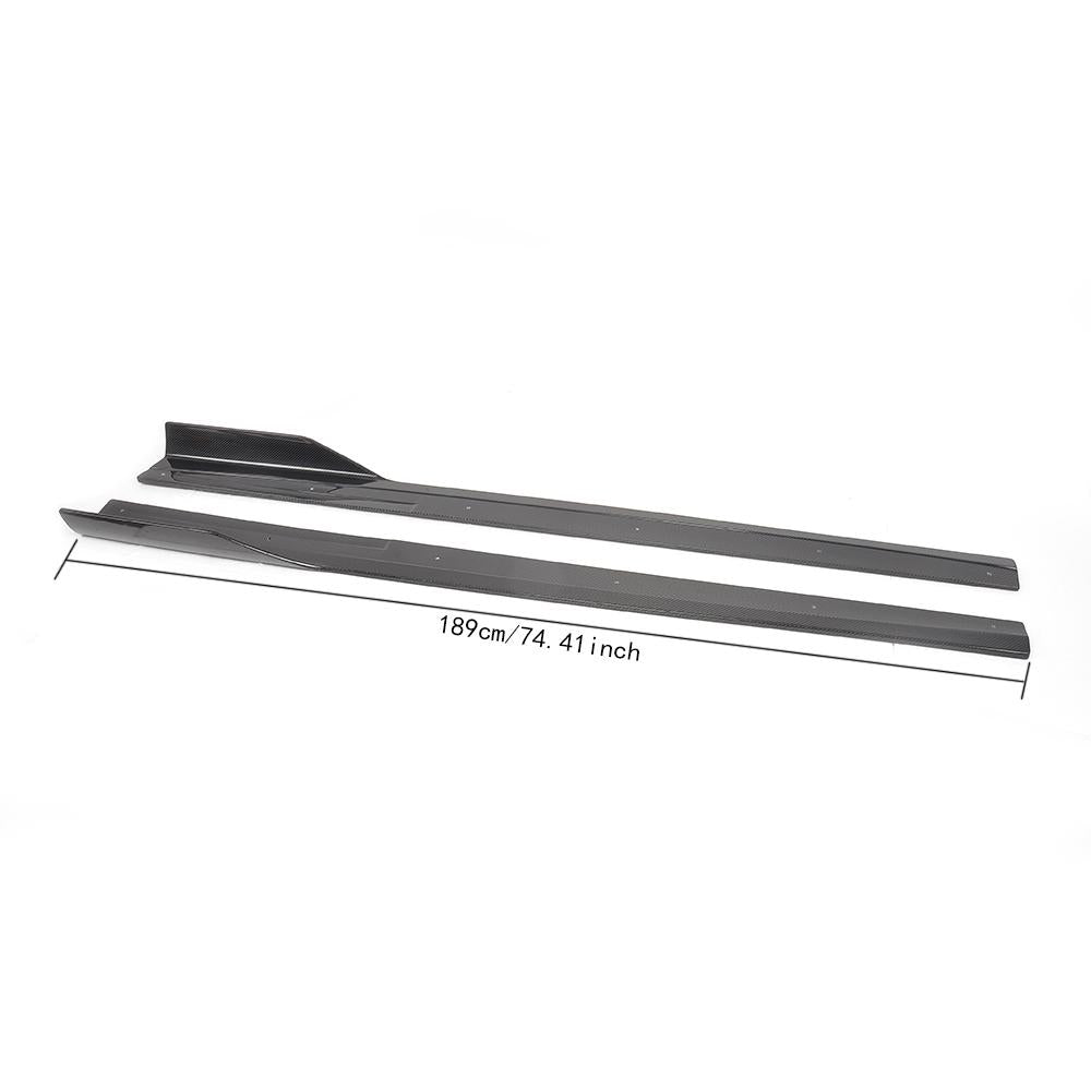 Carbon Fiber Side Skirts for Ferrari 458 Base Coupe 2-Door 11-13
