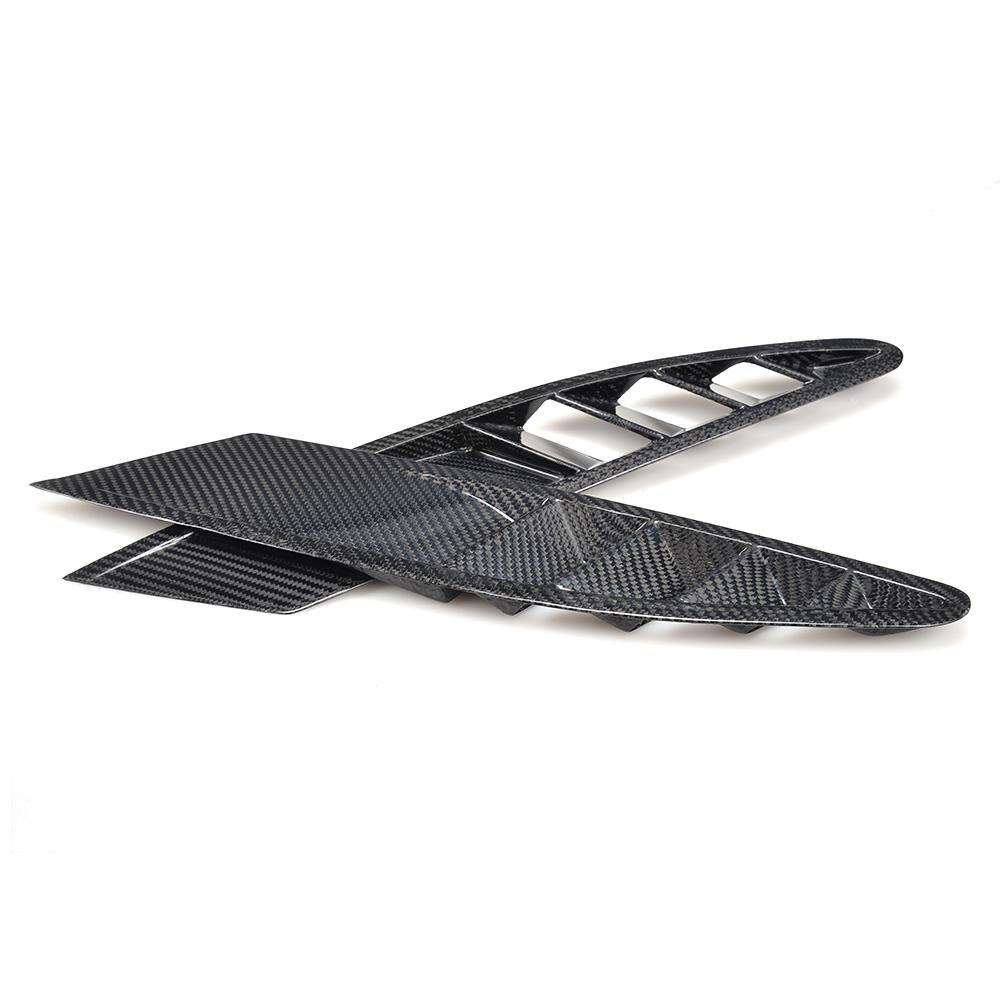 Carbon Fiber Front Bumper Air Intake Vents for Ferrari 458 Base Coupe 2-Door 11-13