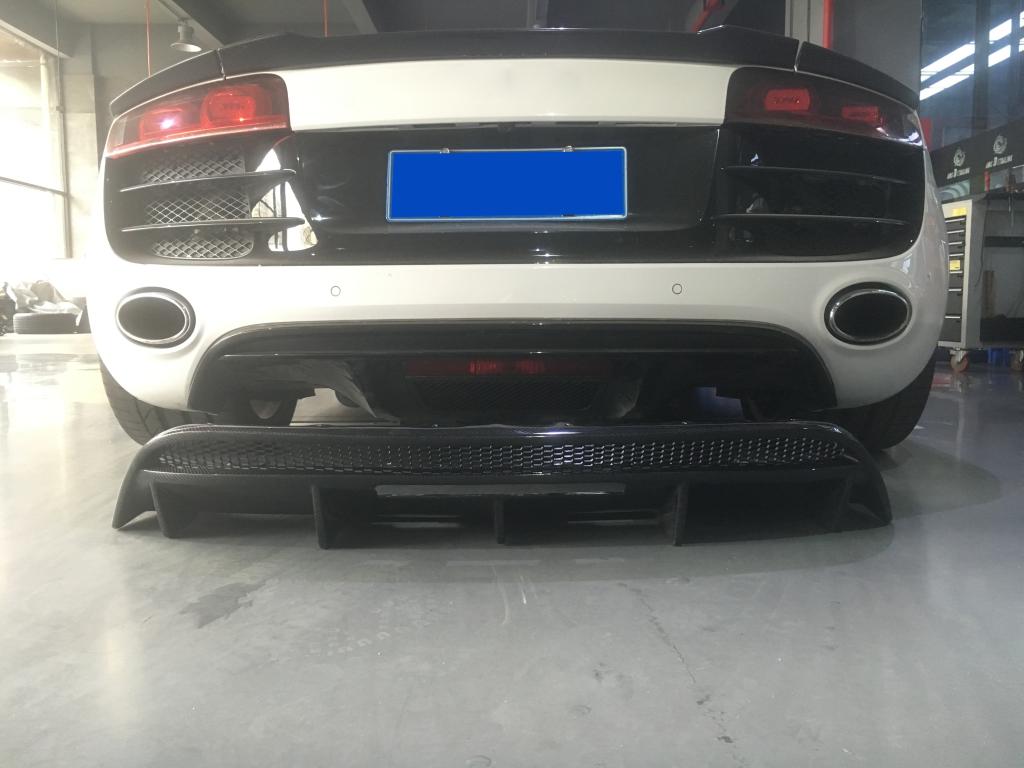 Carbon Fiber Rear Diffuser For Audi R8 Type 42 2007 - 2015