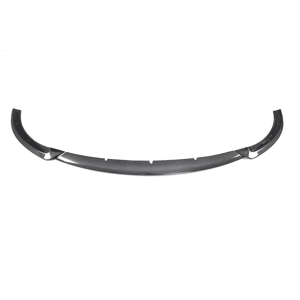 3PCS/SET Carbon Fiber Front Lip for Mercedes-Benz E-Class W213 E43 AMG Sport Sedan 17-18(Fits: Sport Bumper only)