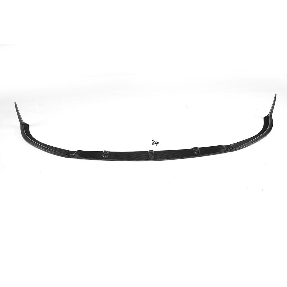 3PCS/SET Carbon Fiber Front Lip for Mercedes Benz C-Class C205 C63 AMG 15-17 (Fit:C63)