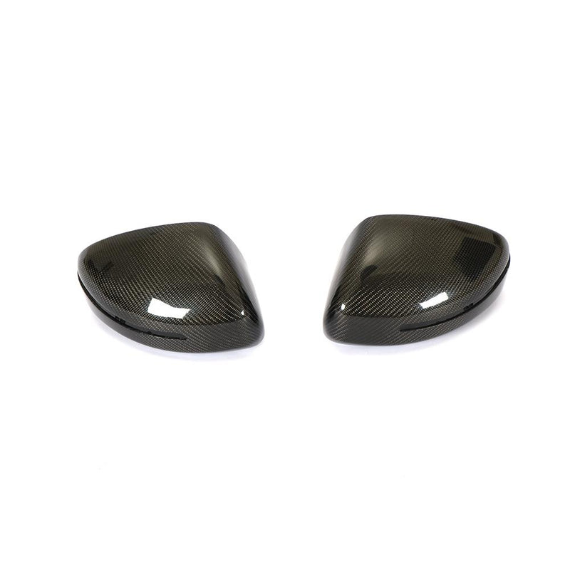 REPLACEMENT CARBON FIBER MIRROR COVERS FOR AUDI R8 TYPE 42 2007 - 2015