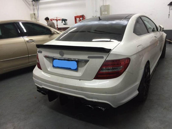 for 2012-2014 Mercedes-Benz W204 C-Class Sedan C63 AMG Rear Diffuser