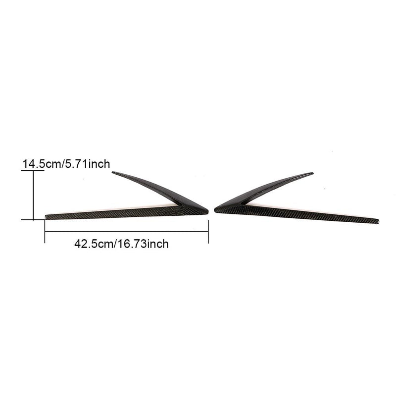 Carbon Fiber Side Fender Air Wing Vent Trims for Ferrari California T 2015-2018