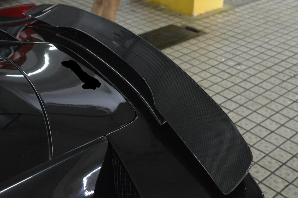 Carbon Fiber Rear Trunk Spoiler for Ferrari 458 Italia Base Coupe 2-Door 11-13