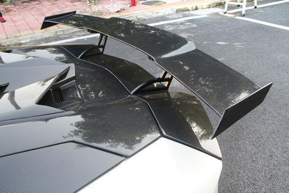 DMC Carbon Rear Wing Spoiler For Lamborghini Aventador LP700  Set include:   Wing Spoiler Material: Real Carbon Fiber