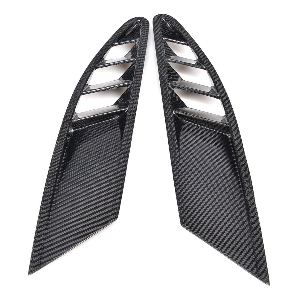 Carbon Fiber Front Bumper Air Intake Vents for Ferrari 458 Base Coupe 2-Door 11-13