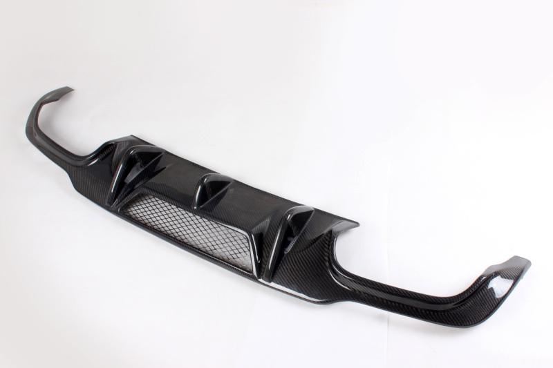 Carbon Fiber Rear Diffuser for W204 C63 AMG Bumper – Forza Performance ...