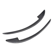 Carbon Fiber Front Canard Bumper Fins for Ferrari 458 Base Coupe 2-Door 11-13