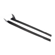Carbon Fiber Car Side Skirts Extensions for Audi R8 Type 42 2007 - 2015