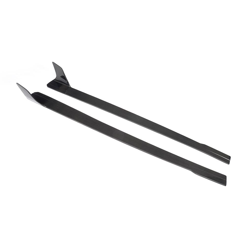 Carbon Fiber Car Side Skirts Extensions for Audi R8 Type 42 2007 - 2015