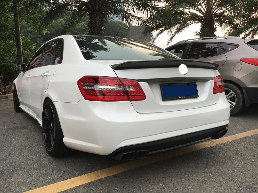 CARBON FIBER TRUNK SPOILER for MERCEDES-BENZ E-CLASS W212 SEDAN 2010 ...
