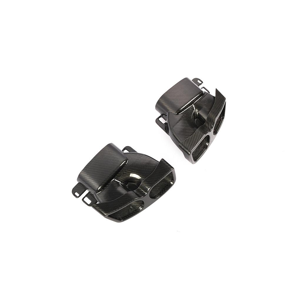 Carbon Fiber Exhaust Tips for Mercedes-Benz C-Class W205 2014-2018