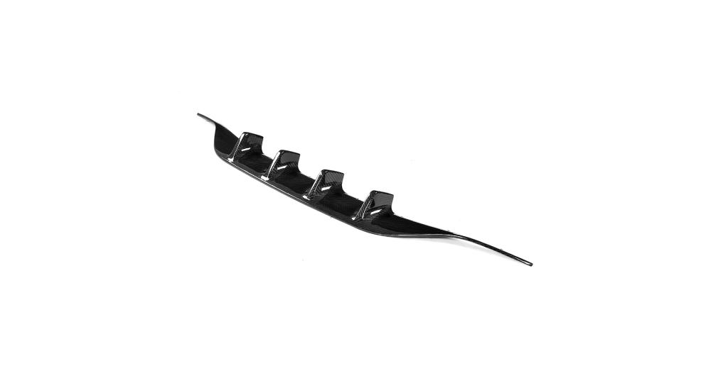 Carbon Fiber Rear Lip Diffuser For Mercedes-Benz C Class C180 C200 C250 C300 C350 C43 AMG 4Matic Coupe Convertible 15-18