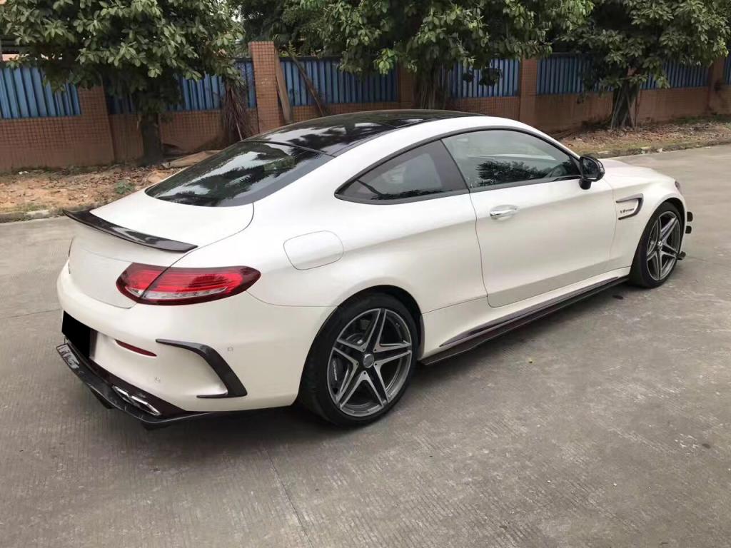 Carbon Fiber Side Skirts for Mercedes-Benz C63 Coupe [C205] 2014 - 2018