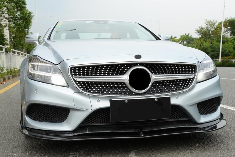Carbon fiber Aerokit Front Valance Spoiler for Mercedes Benz W218 Facelift 15-16 (Fit:W218)