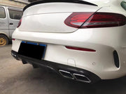 Carbon fiber Car Diffuser for Mercedes Benz W205 C63 AMG Coupe 2-Door 15 - 17 (Fit:W205 Coupe)