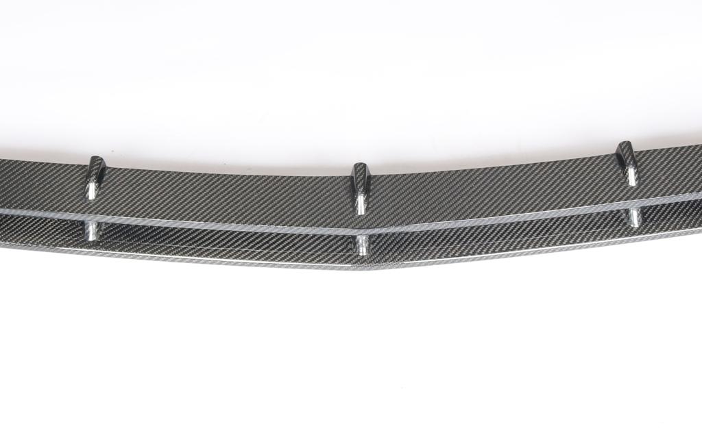 for Mercedes Benz C Glass W205 C63 Carbon Fiber Front Bumper Lip Sedan 4-Door 2015-2018