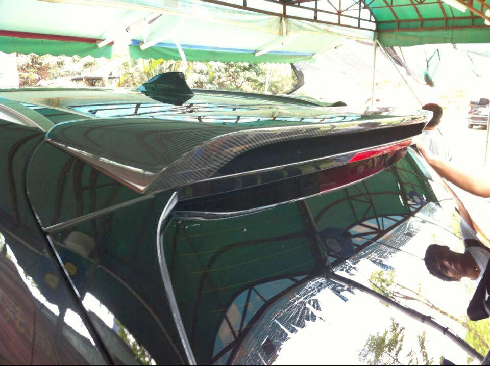 Carbon Fiber Rear Roof Spoiler Wing