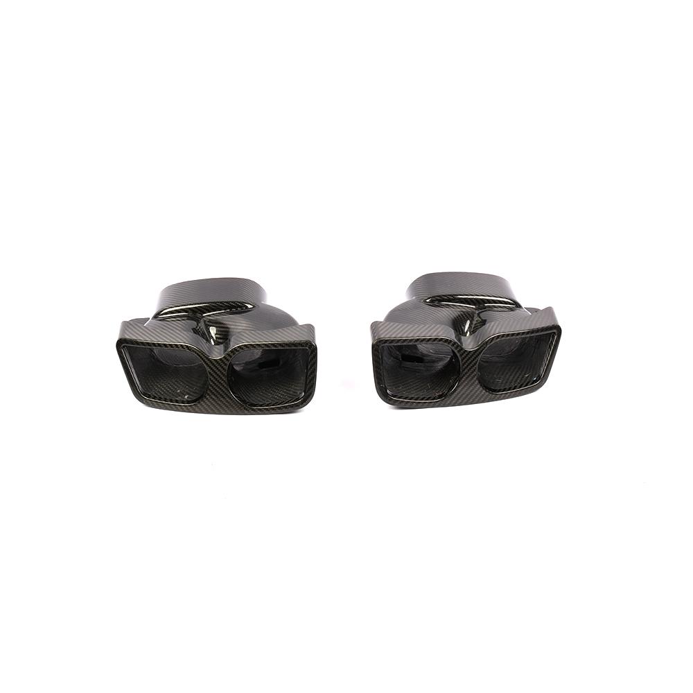 Carbon Fiber Exhaust Tips for Mercedes-Benz C-Class W205 2014-2018