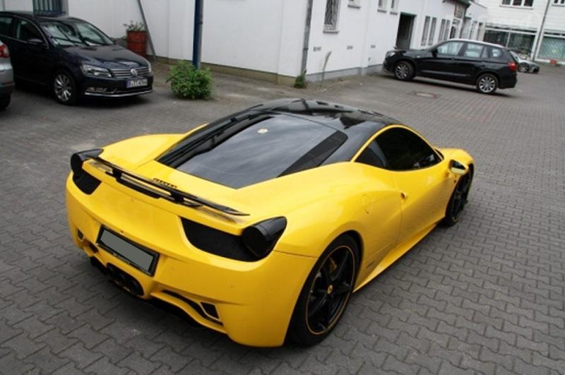 CARBON REAR SPOILER for FERRARI 458 2009 - 2015