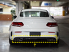 Carbon Fiber Racing Rear Bumper Diffuser Fit For Benz W205 C63 AMG Coupe 15-17