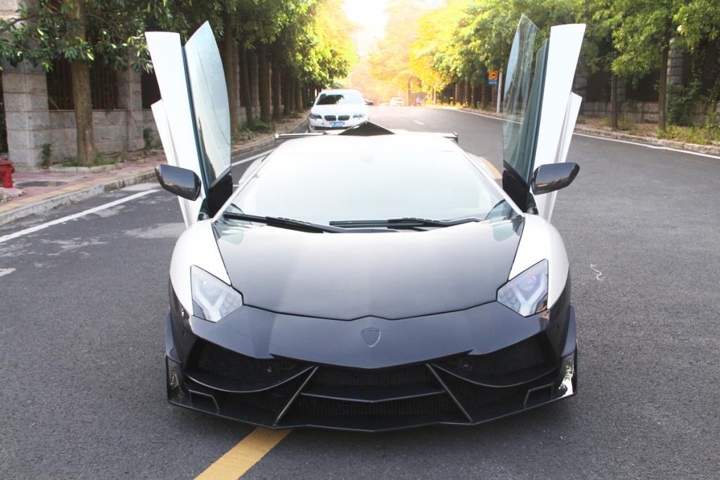 DMC Carbon Front Hood (With Metal Bracket) For Lamborghini Aventador LP700  Set include:   Front Hood Material: Real Carbon Fiber