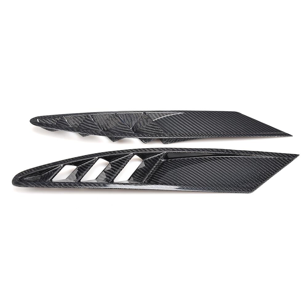 Carbon Fiber Front Bumper Air Intake Vents for Ferrari 458 Base Coupe 2-Door 11-13