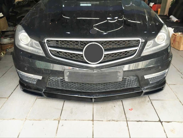 Carbon Fiber Front Lip for W204 C63 AMG 2012 - 2014