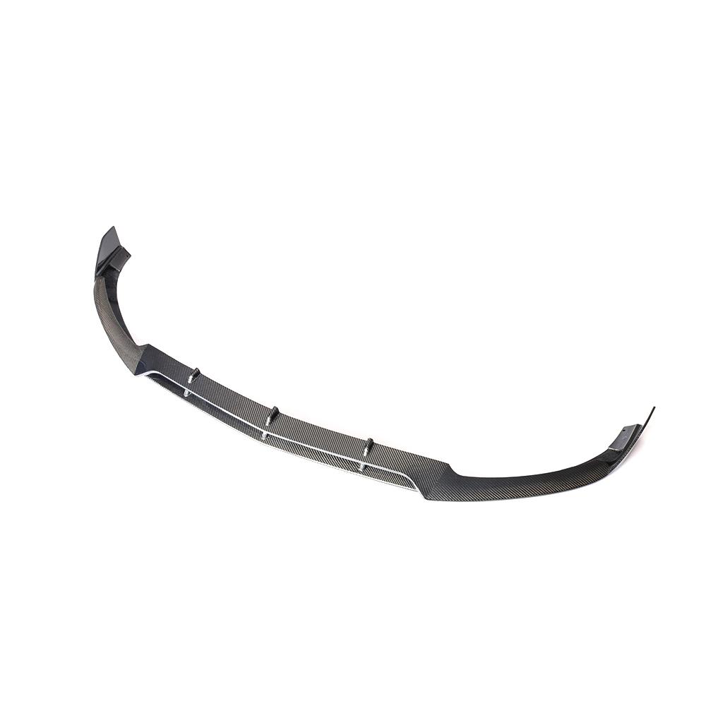 for Mercedes Benz C Glass W205 C63 Carbon Fiber Front Bumper Lip Sedan 4-Door 2015-2018