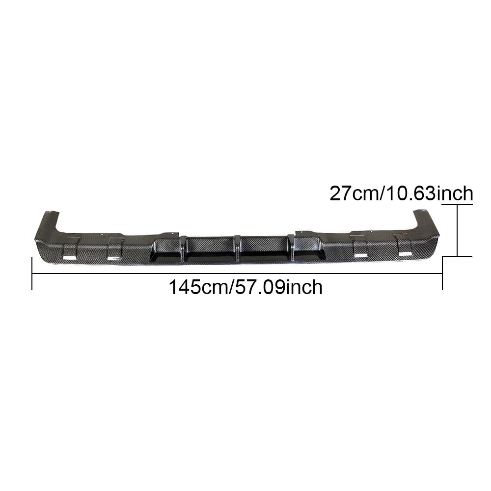 Carbon Fiber Rear Diffuser for Mercedes-Benz G Class G63 AMG 2019-2020