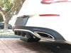 Carbon Fiber Rear Lip Diffuser For Mercedes-Benz C Class C180 C200 C250 C300 C350 C43 AMG 4Matic Coupe Convertible 15-18
