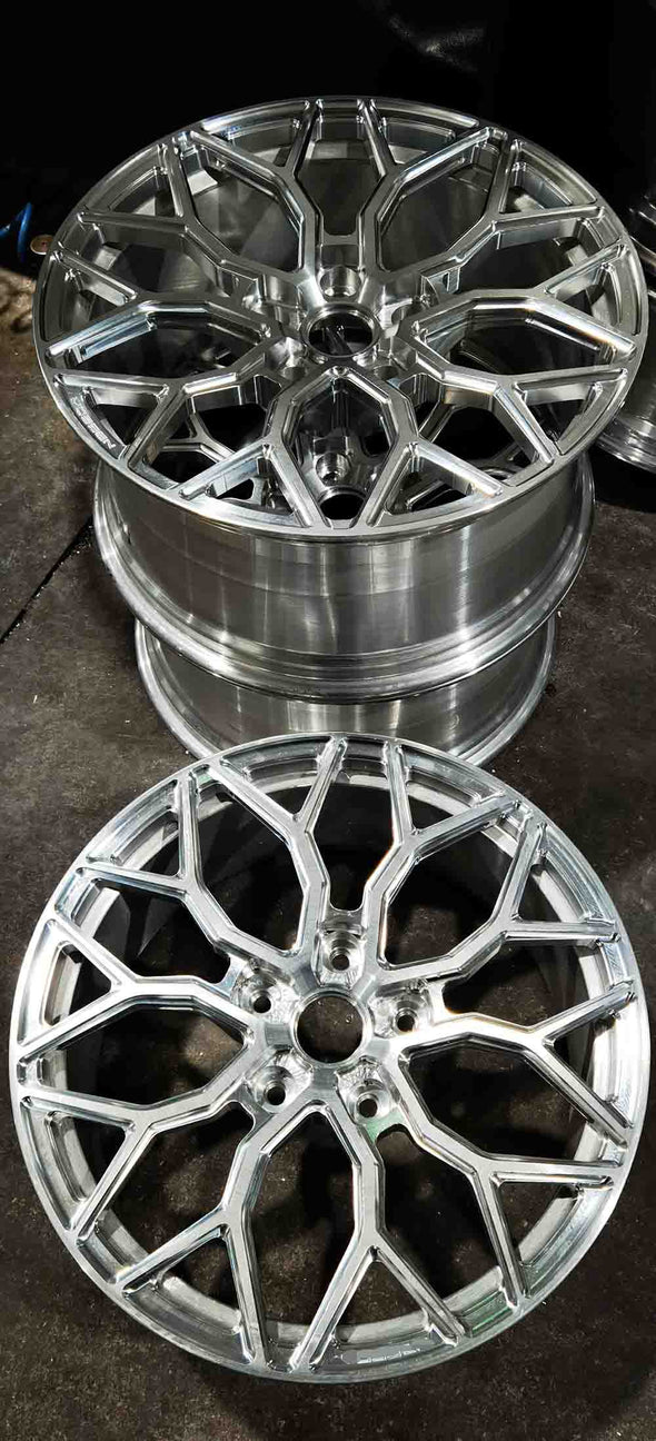 FORZA PERFORMANCE 22 INCH FORGED WHEELS RIMS for LEXUS LX 570 R-1 custom fit HF2