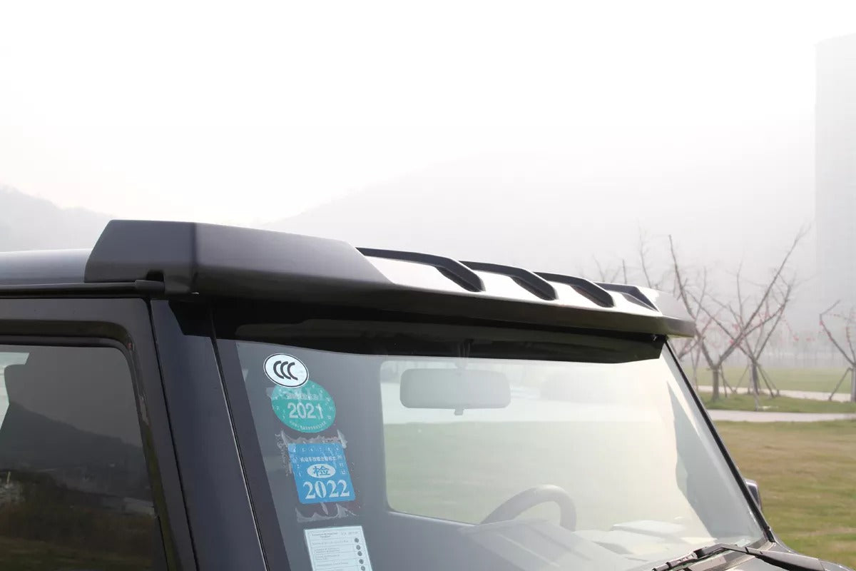 liberty walk Body Kit For Suzuki Jimny JB64  Set include:    Front Bumper Front Grille Wide Fenders Rear Spoiler/Wing Front Roof Spoiler Hood/Bonnet NOTE: Professional installation is required