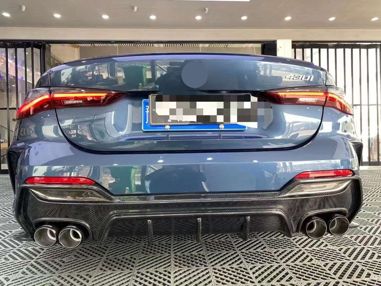 M TECH CARBON BODY KIT FOR BMW 4 SERIES G26 G22 G23 2020+
Set includes:
Front Lip
Side Skirts
Rear Diffuser
Spoiler
Material: Real Carbon Fiber
NOTE:Professional installation is required