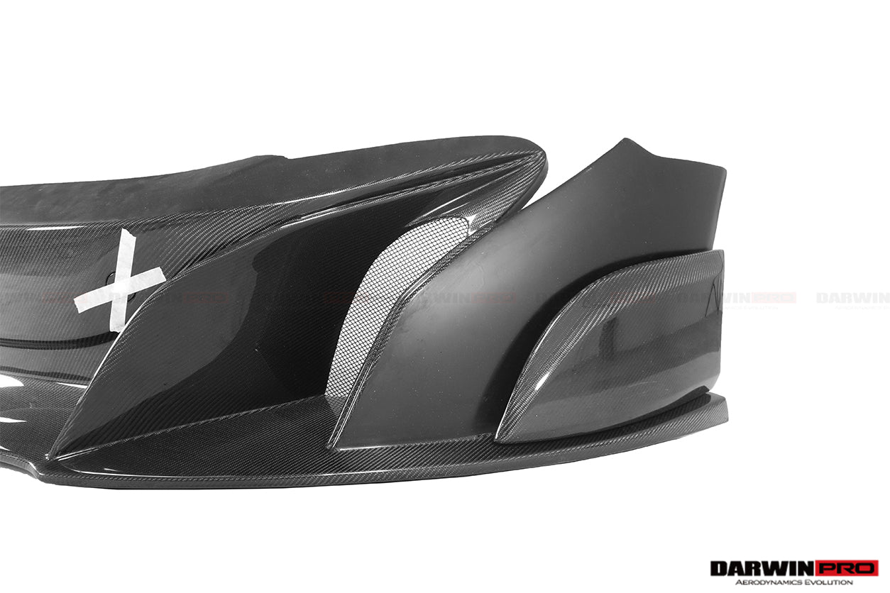 2011-2014 McLaren MP4 12C 675LT Style Partial Carbon Fiber Front Bumper And Fender