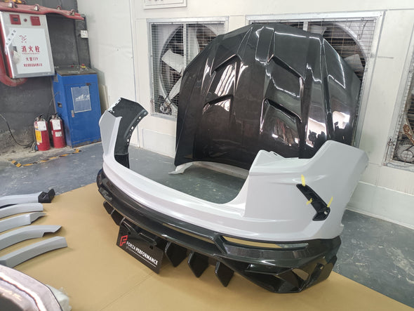 Carbon Wide Body Kit For Lamborghini Urus With Forged Wheels

Set includes:

Front Bumper Assembly

Front Lip
Hood/Bonnet
Mirror Covers

Side Fenders
Side Fender Vents
Side Skirts
Rear Bumper Assembly
Rear Diffuser
Trank Spoiler
Spoiler/Wing

Material: Carbon

Note: Professional installation is required

CONTACT US FOR PRICING

Payment ►
Visa
Mastercard
PayPal with a credit card (add 4.4% at checkout)
Payoneer
Cryptocurrency
Shipment ►
By express DHL/UPS/TNT/FedEx
To the local international airport
Special 