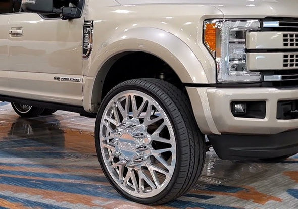 FORGED WHEELS for Ford Bronco Excursion Ford F150 F250 F350 F450 26x16 24x14 22x12 6x120 6x139.7 66.9 100.3 Pickup Big Big Wheel 