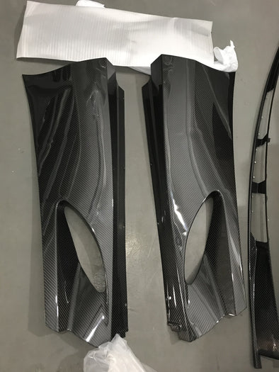 Dry Carbon fiber door side panel vents for MCLAREN 720S 2017+