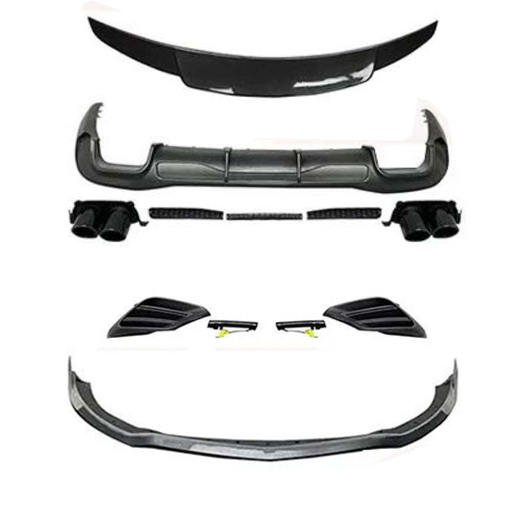 BODY KIT for MERCEDES BENZ S CLASS W223 2021+ FRONT LIP SPOILER REAR DIFFUSER EXHAUST TIPS
