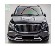 Aftermarket body kit GLS M for Mercedes Benz V-class Vito Metris  Set include:  Front bumper Front grille Rear bumper Exhaust tips Material: Plastic  Note: Professional installation is required