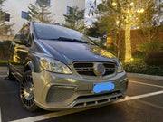 mercedes benz vclass v-v class vito top car body kit w447 fiberglass front bumper rear spoiler side skirts