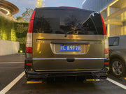 mercedes benz vclass v-v class vito top car body kit w447 fiberglass front bumper rear spoiler side skirts