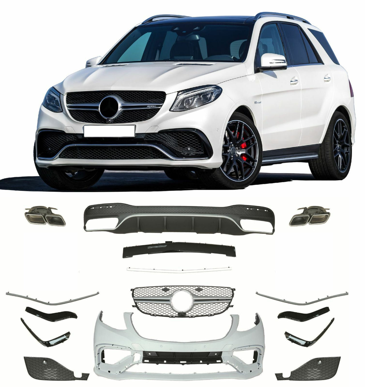 Mercedes Benz GLE 63 AMG W166 BODY KIT