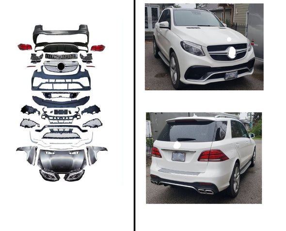 Conversion body kit from ML to GLE63 AMG