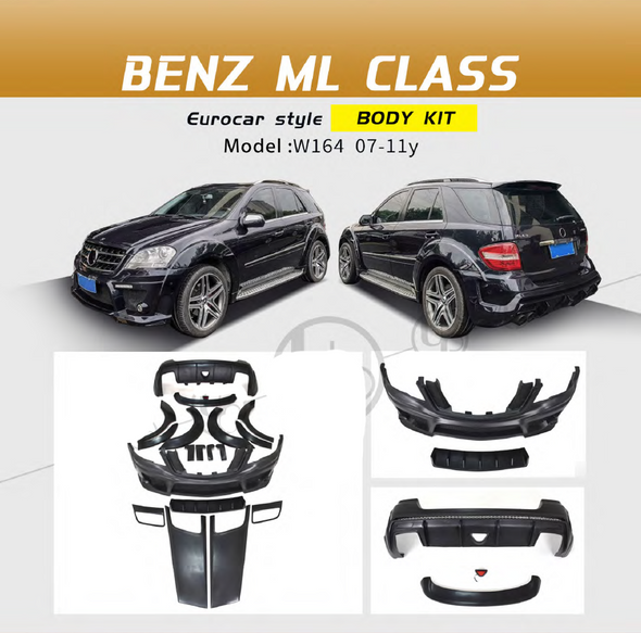 Eurocar style Body Kit for Mercedes-Benz ML-Class W164 2007 - 2011