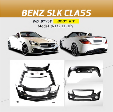 WD Style Body Kit for Mercedes-Benz SLK-Class R172 2011 - 2016
