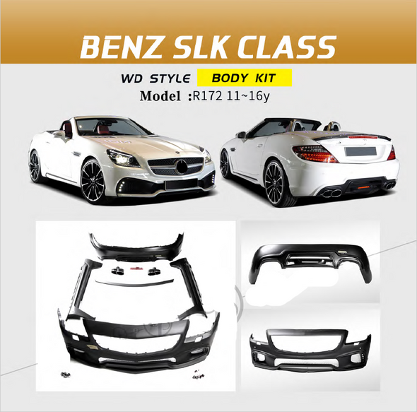 WD Style Body Kit for Mercedes-Benz SLK-Class R172 2011 - 2016