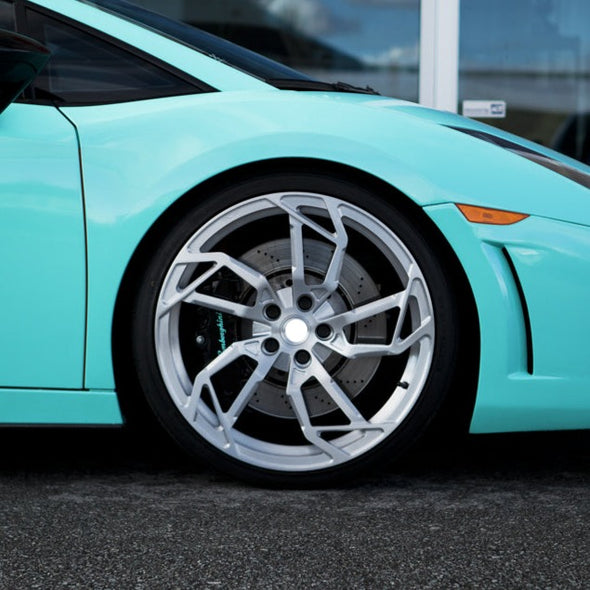 We manufacture premium quality forged wheels rims for  Lamborghini Gallardo 570-4 ( Gallardo 560-4 Spyder, Gallardo LP570-4 Super Trofeo ) in any design, size, color.  Factory wheels size:  Front Wheels: 19 x 8.5 ET 42 Rear Wheels: 19 x 11  ET 55 Or can be produced in aggressive wheel fitments.  Recommend use factory tire size 235/35ZR19 front tires and 295/30ZR19 rear tires. LIBERTY WALK LB MANSORY TOP WORK ANKRY